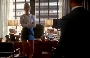 Rhonda Lyon's Patchwork Mini Skirt on Empire