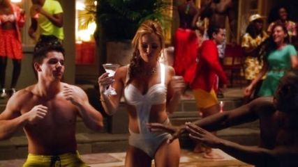 Taylor's One-Piece Strappy/Cutout Swimsuit on Star Crossed
