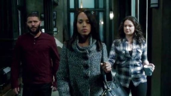 Olivia Pope's Wool Blend Bouclé Coat on Scandal