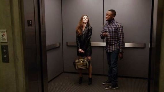 Abby Day's Asymmetric Zip Quilted Leather Jacket on New Girl