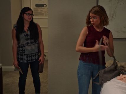 Alex Dunphy's Diamond Print Top on Modern Family