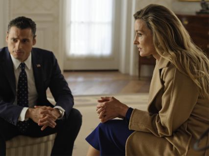 Alex Kirkman's Belted camel hair coat on Designated Survivor