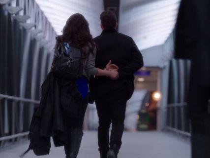 Alex Parrish's Black Suede Wedge Boots on Quantico