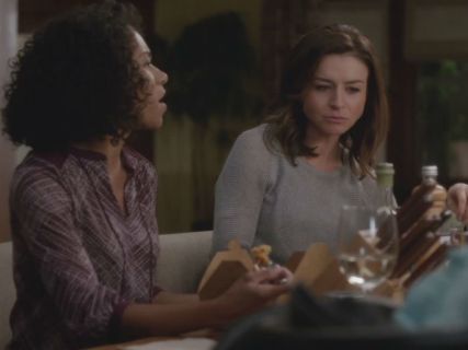 Amelia Shepherd's Odette Ombre Sweater on Grey's Anatomy