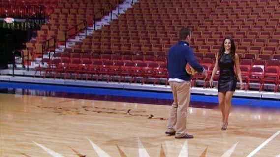 Andi Dorfman's Layne Fitted Leather T Back Dress on The Bachelorette 