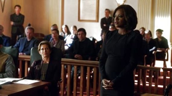 Annalise Keating's Cut-Out Detail Dress on How to Get Away With Murder