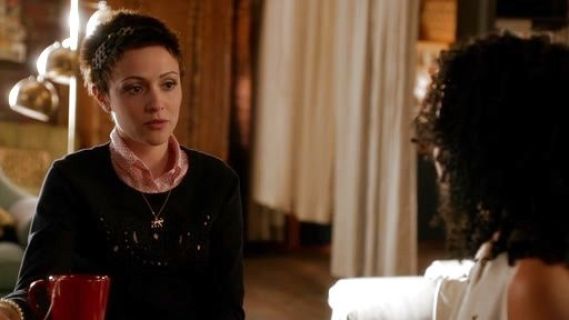 April Carver's Cutout Sweatshirt on Chasing Life