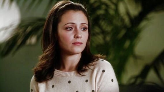 April Carver's Polka Dot Sweater on Chasing Life