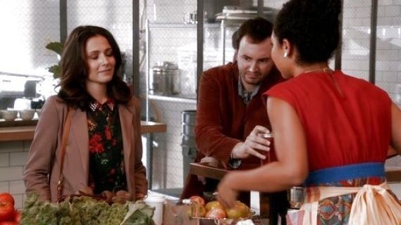 April Carver's Sleeveless Floral Shirt Dress on Chasing Life