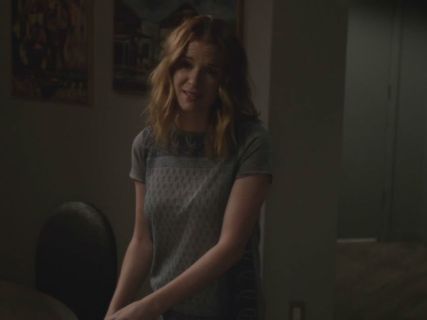 April Kepner's Paisley Scarf Tee on Grey's Anatomy
