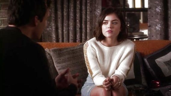 Aria Montgomery's Isabeli Sweater on Pretty Little Liars