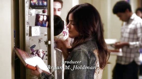 Aria Montgomery's Wild One Denim Jacket on Pretty Little Liars