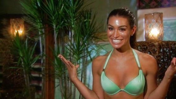 Ashley Iaconetti's The Hottie Halter Bikini Top on Bachelor in Paradise