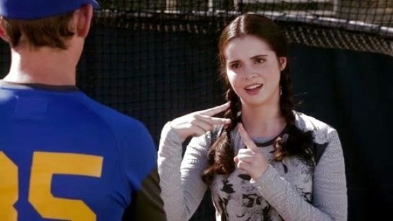 Bay Kennish's Fae Long Sleeve Lace Top on Switched At Birth