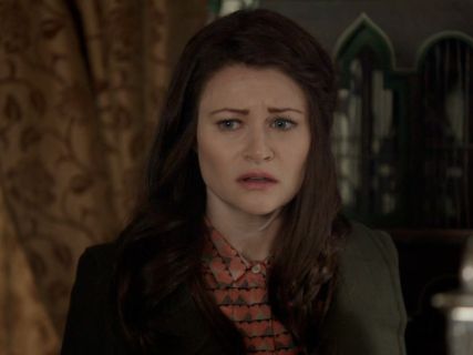 Belle's Heart Print Shirt on Once Upon A Time