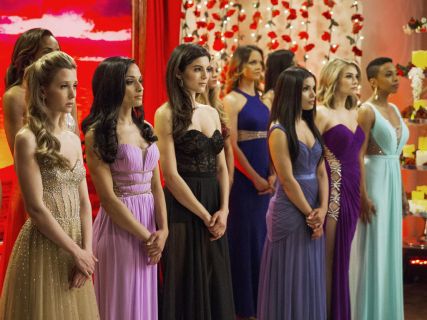 Beth Ann's Strapless Embellished Gown on Unreal