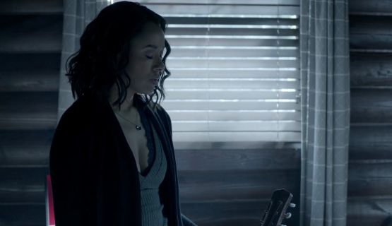 Bonnie Bennett's Galloon Lace Halter Bra on The Vampire Diaries