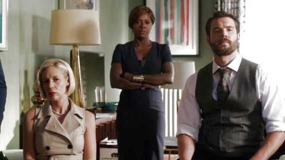 Bonnie Winterbottom's Slvls Society Twill Trench Dress on How to Get Away With Murder