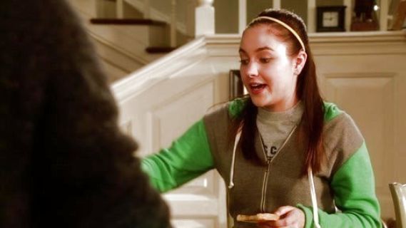 Brenna Carver's Colorblock Rocky Zip-Up Hoodie Sweatshirt on Chasing Life