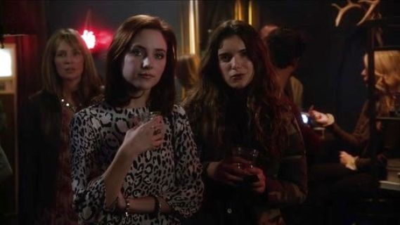 Brenna Carver's Monochrome Animal Print High Neck Dress on Chasing Life