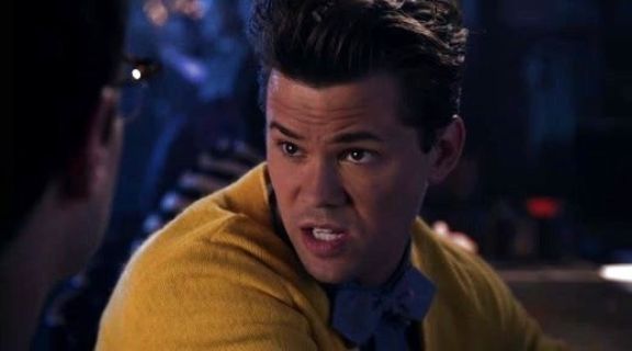 Bryan Collins's Denim Bow Tie on The New Normal