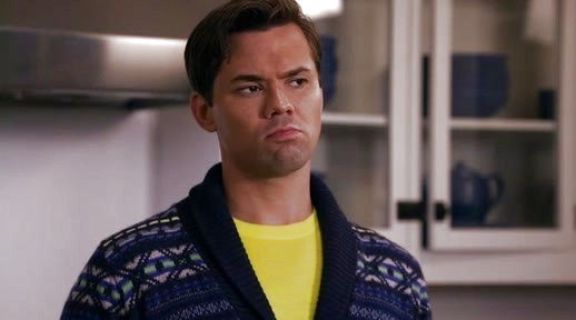 Bryan Collins's Fairisle Gents Cardigan on The New Normal