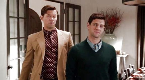 Bryan Collins's Short Sleeve Polka Dot Shirt. on The New Normal