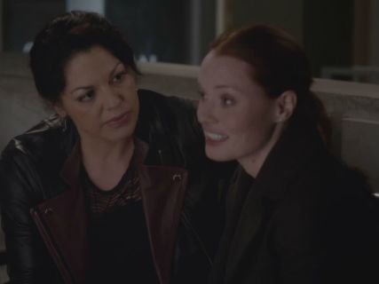 Callie Torres' Oleah Color Block Leather Jacket on Grey's Anatomy