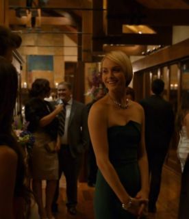 Carla Briggs's Esther strapless stretch-crepe dress on Blood & Oil