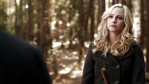 Caroline Forbes's Hooded Peacoat on The Vampire Diaries
