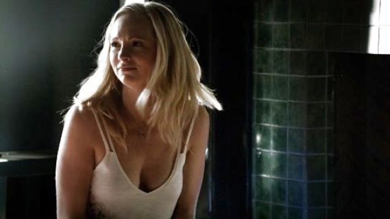 Caroline Forbes's Sneaky Peek Cami on The Vampire Diaries