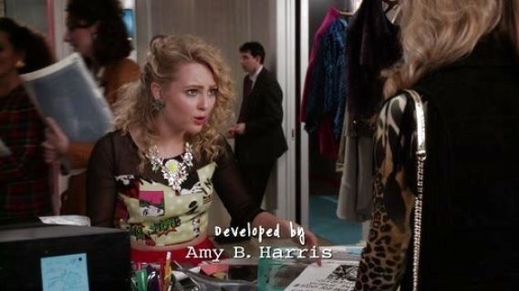 Carrie Bradshaw's Dotted Comic Cropped Top on The Carrie Diaries