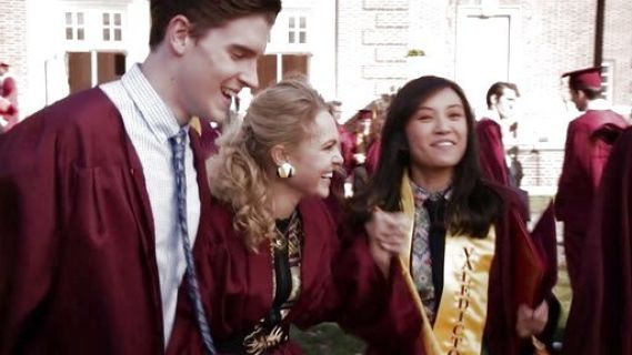 Carrie Bradshaw's Fair Isle Power Knit Dress on The Carrie Diaries