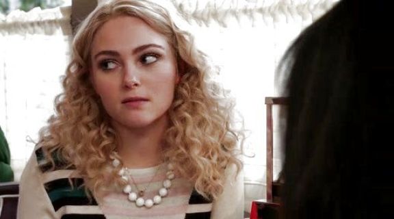 Carrie Bradshaw's Jane Intarsia Knit Pullover Sweater on The Carrie Diaries