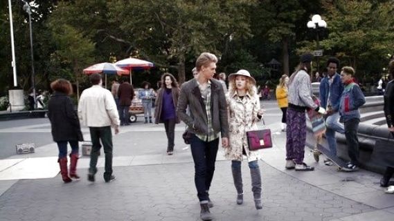 Sebastian Kydd's Raw Denim Stretch Skinny Jeans on The Carrie Diaries