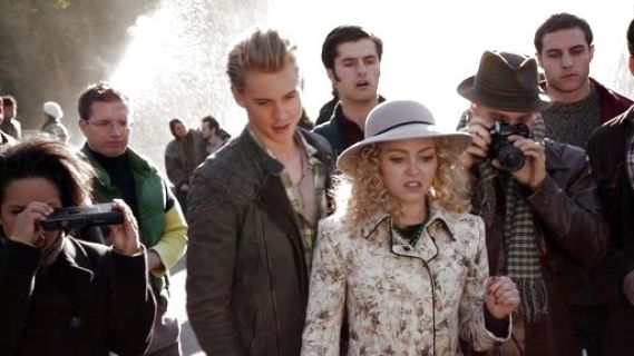 Carrie Bradshaw's Resort 2012 Double Breasted Floral Coat on The Carrie Diaries