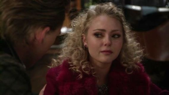 Carrie Bradshaw's Salsa Faux Fur Collar Coat on The Carrie Diaries