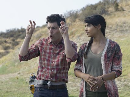 Cece Parekh's Fringed Chevron Cardigan on New Girl