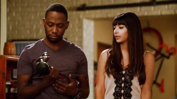 Cece Parekh's lace top on New Girl