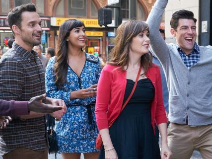 Cece Parekh's Venice V Neck Tie Waist Dress on New Girl