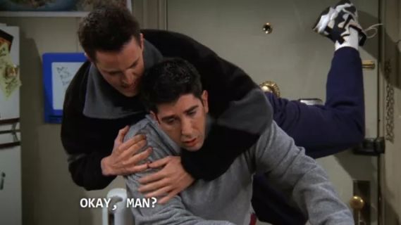 Chandler Bing's Air Barrage Mid Sneakers - Friends