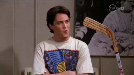 Chandler Bing's Blue Louie T-Shirt - Friends