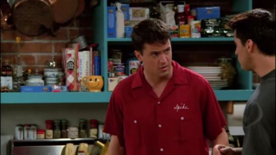 Chandler Bing's Red Bowling Shirt - Friends