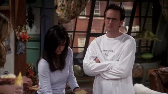 Chandler Bing's Think Snow Long Sleeve Tee - Friends