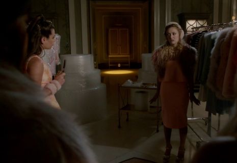 Chanel #3's Addilyn cropped stretch-crepe top on Scream Queens