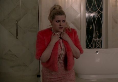 Chanel #5's Flint Faux Fur Jacket on Scream Queens