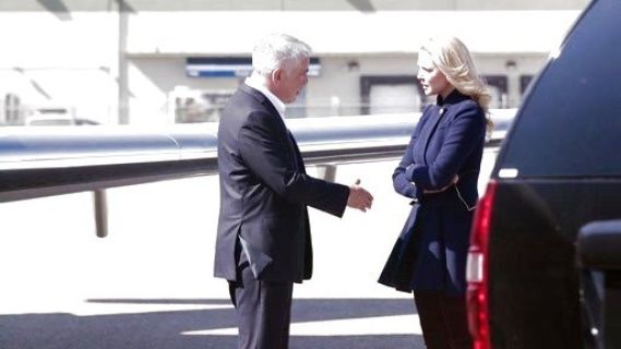 Charleston Tucker's Wool Crepe Flare Coat on State of Affairs