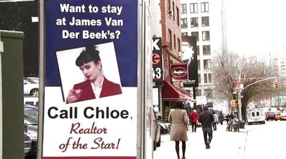 Chloe's Red Suit on Don't Trust the B---- in Apartment 23