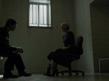 Claire Underwood's Ankle-Strap BB Pumps on House of Cards