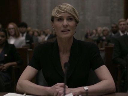 Claire Underwood's Belted Top on House of Cards